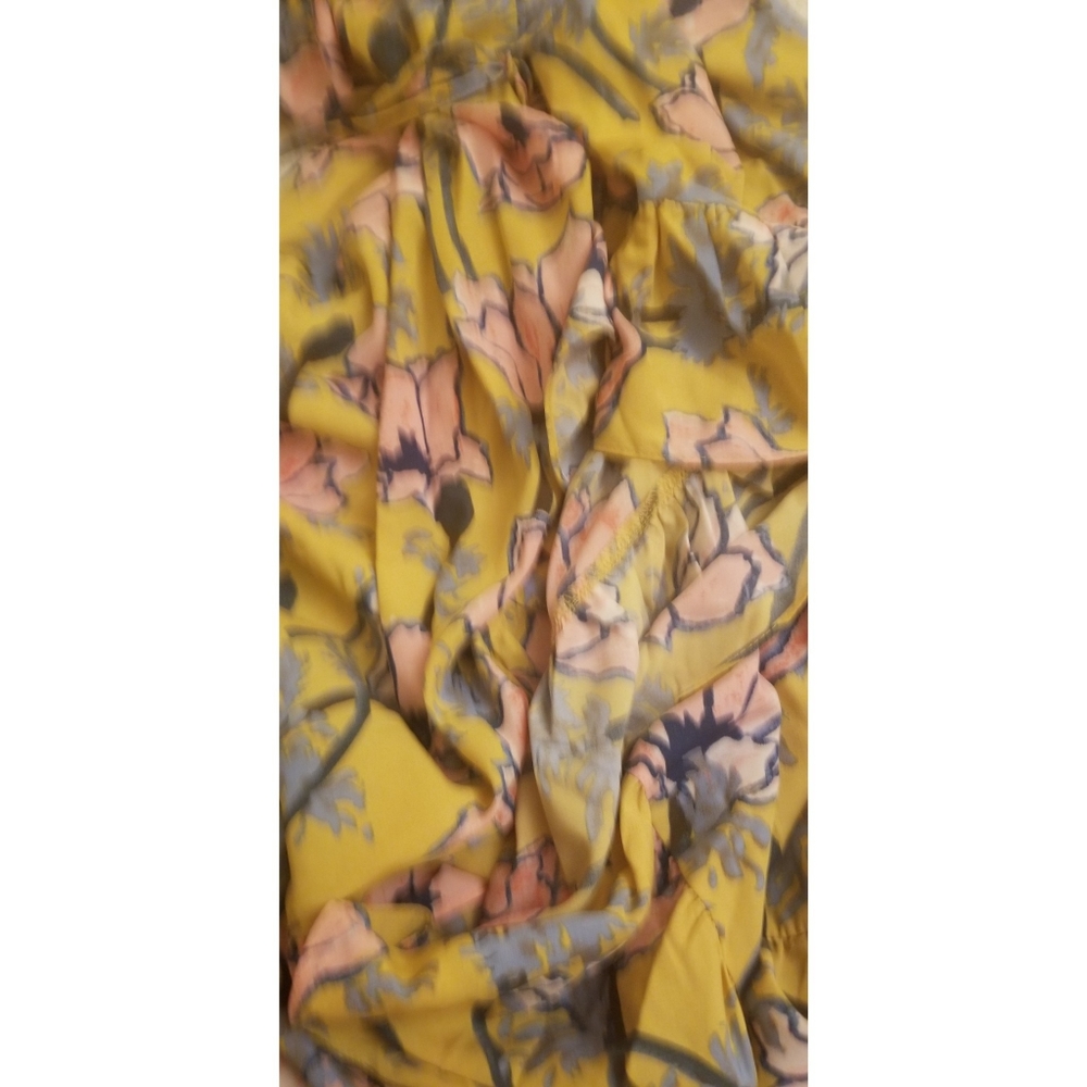 Floral Print Ruffle Dress - Picture 3 of 5